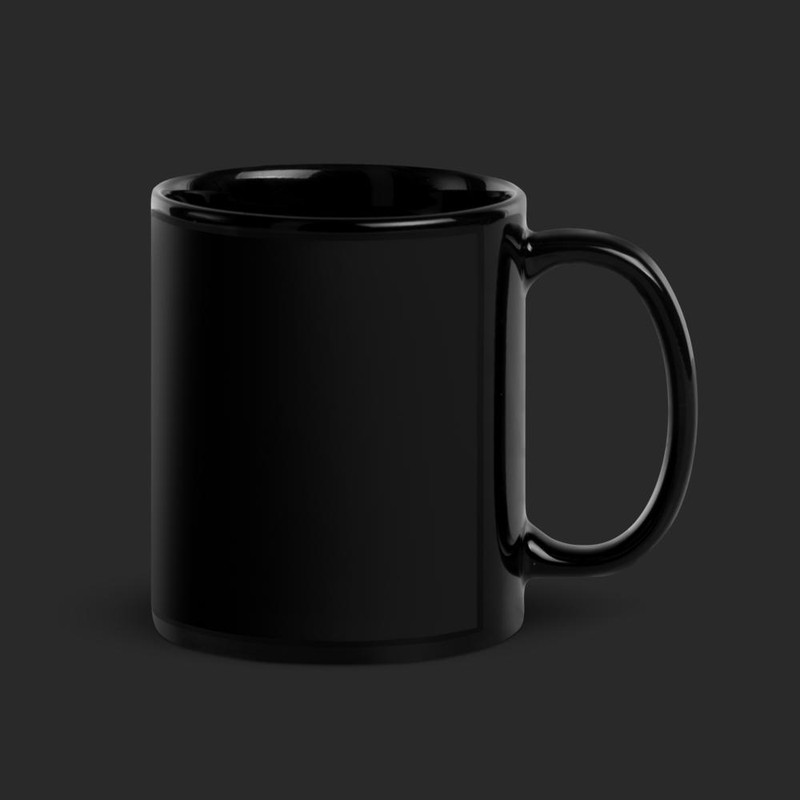 Black Glossy Mug / 11 oz